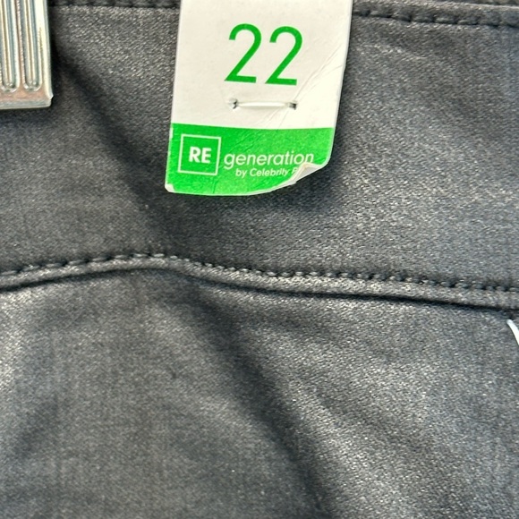 Celebrity Pink Re Generation Hi-Rise Ankle Skinny Hydro Jeans - Black - size 22 - Picture 12 of 12